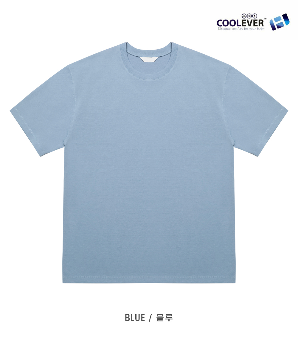 반팔 티셔츠 라벤더 색상 이미지-S1L48
