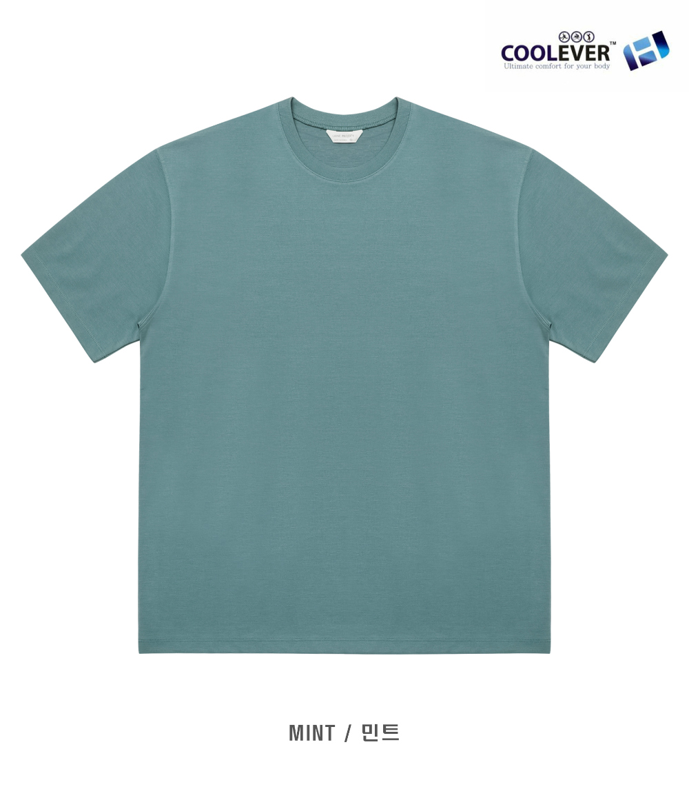 반팔 티셔츠 카키 색상 이미지-S1L44