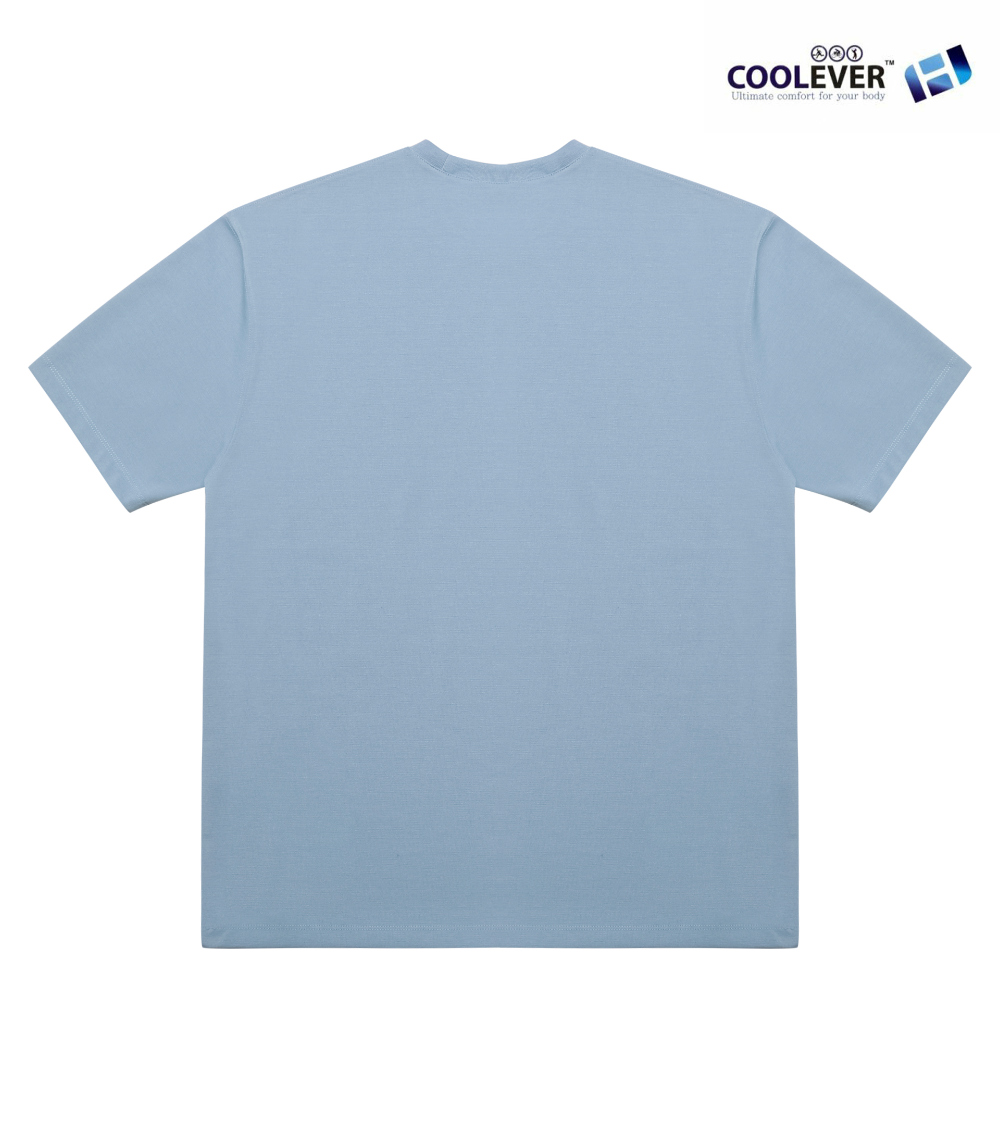 반팔 티셔츠 라벤더 색상 이미지-S1L41